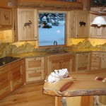 wooden design kitchen remodel