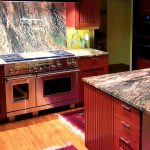 kitchen makeover matching countertops