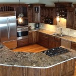 kitchen remodel with gorgeous granite countertops