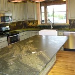 quartzite kitchen island