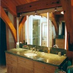 timber frame bathroom