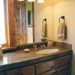standard bathroom vanity top